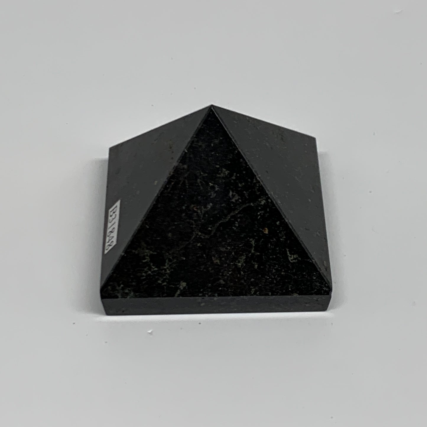 115.5g, 1.4"x1.8"x1.8", Black Tourmaline Pyramid Gemstone,Healing Crystal, B3184
