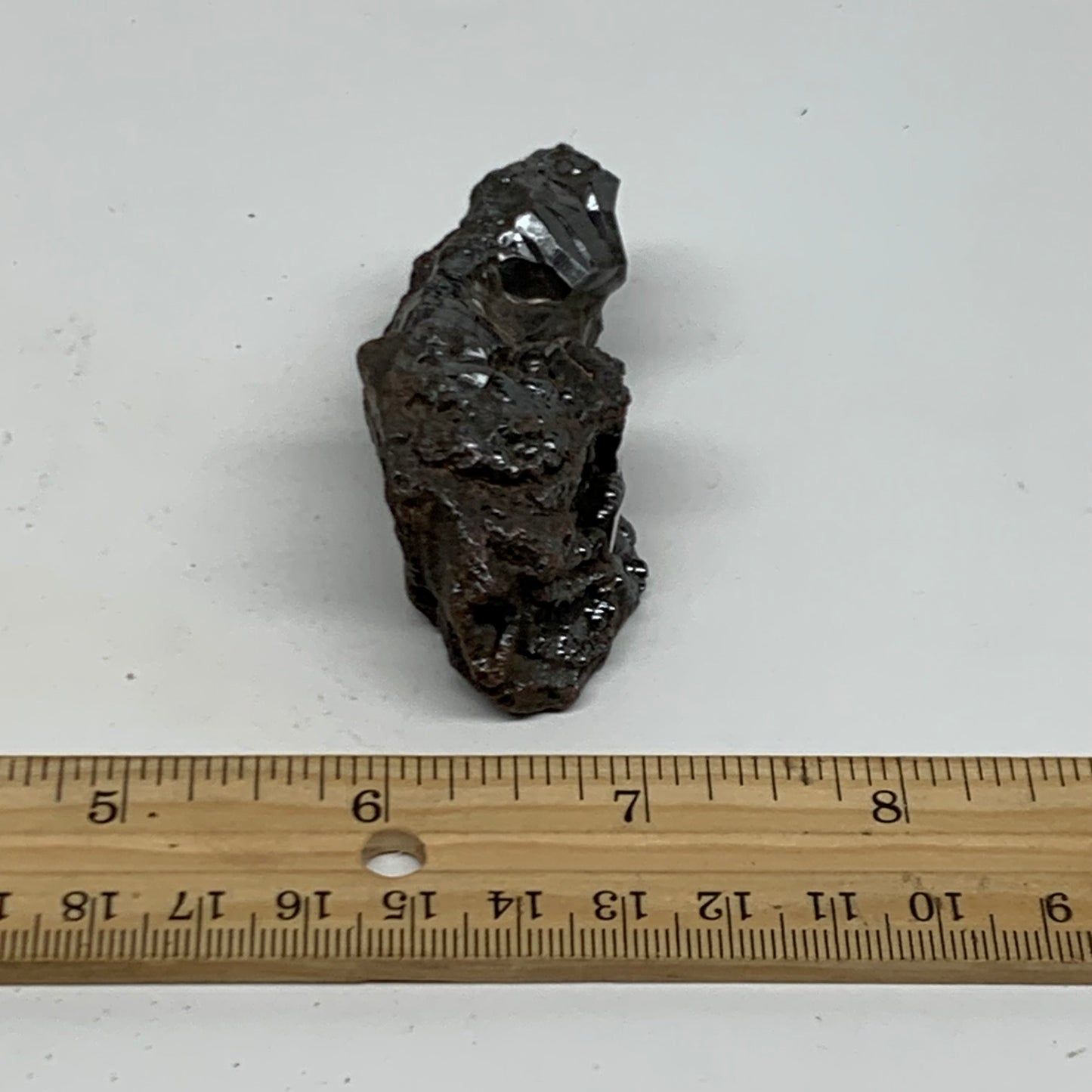 110g, 2.8"x1.4"x1", Rough Hematite Botryoidal Mineral Crystal, B38455