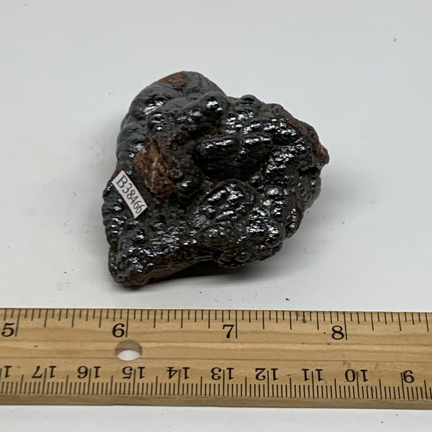 207.4g, 2.6"x2.4"x1.4", Rough Hematite Botryoidal Mineral Crystal, B38466