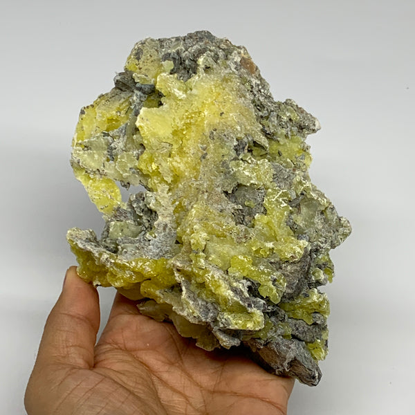 330g, 6"x4"x2.1", Rough Brucite Crystal Mineral Specimens @Pakistan, B27343