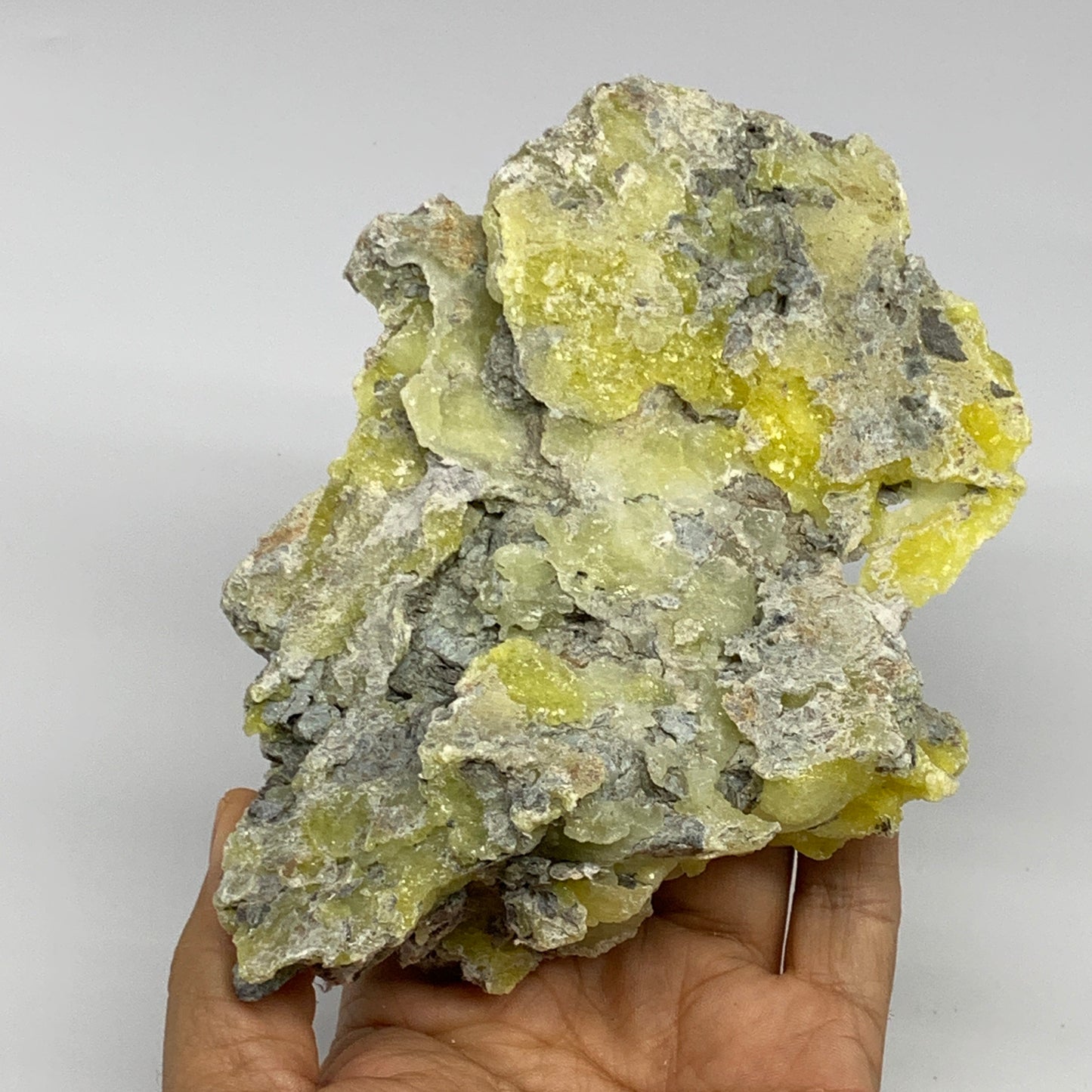 330g, 6"x4"x2.1", Rough Brucite Crystal Mineral Specimens @Pakistan, B27343