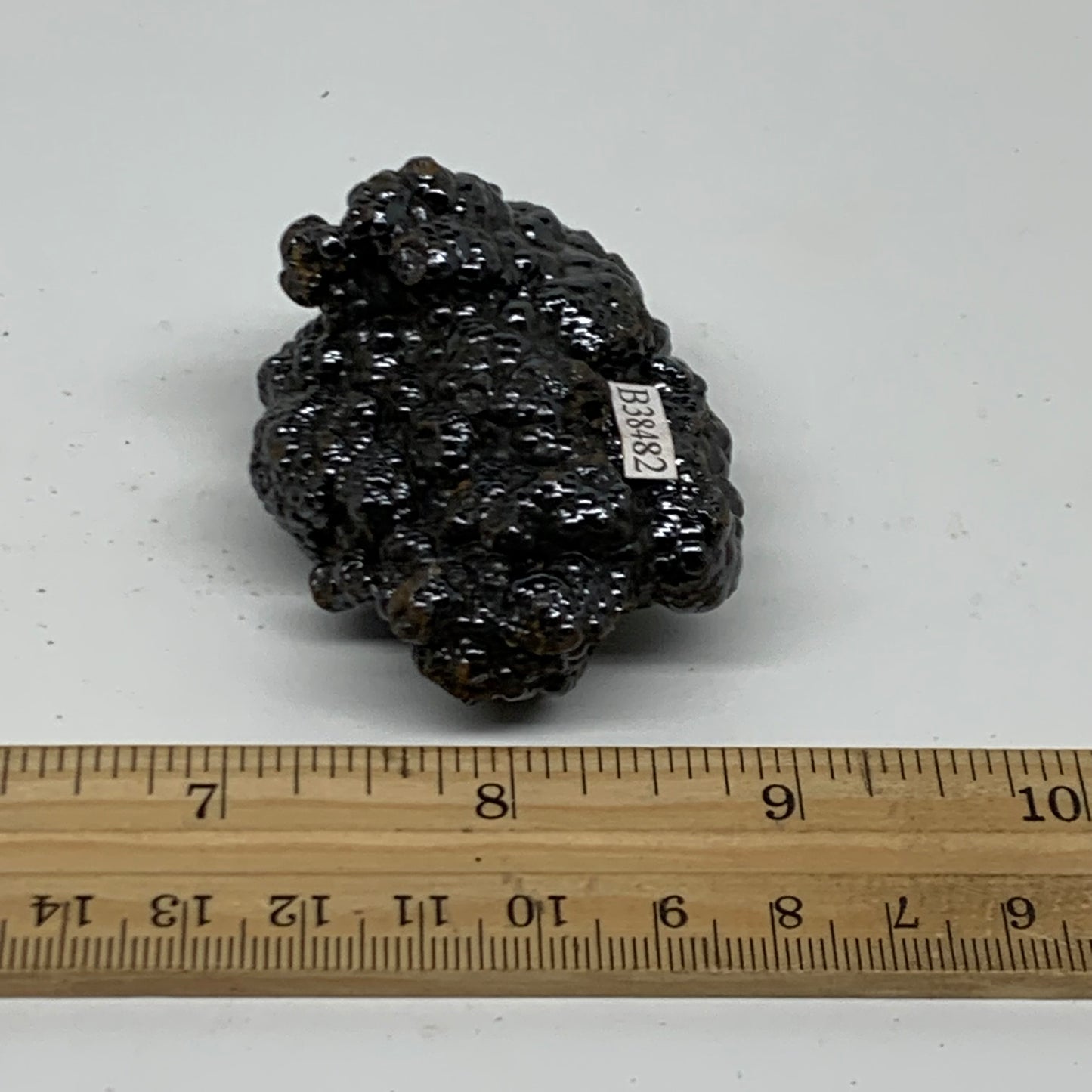 122.4g, 2.3"x1.8"x1.3", Rough Hematite Botryoidal Mineral Crystal, B38482
