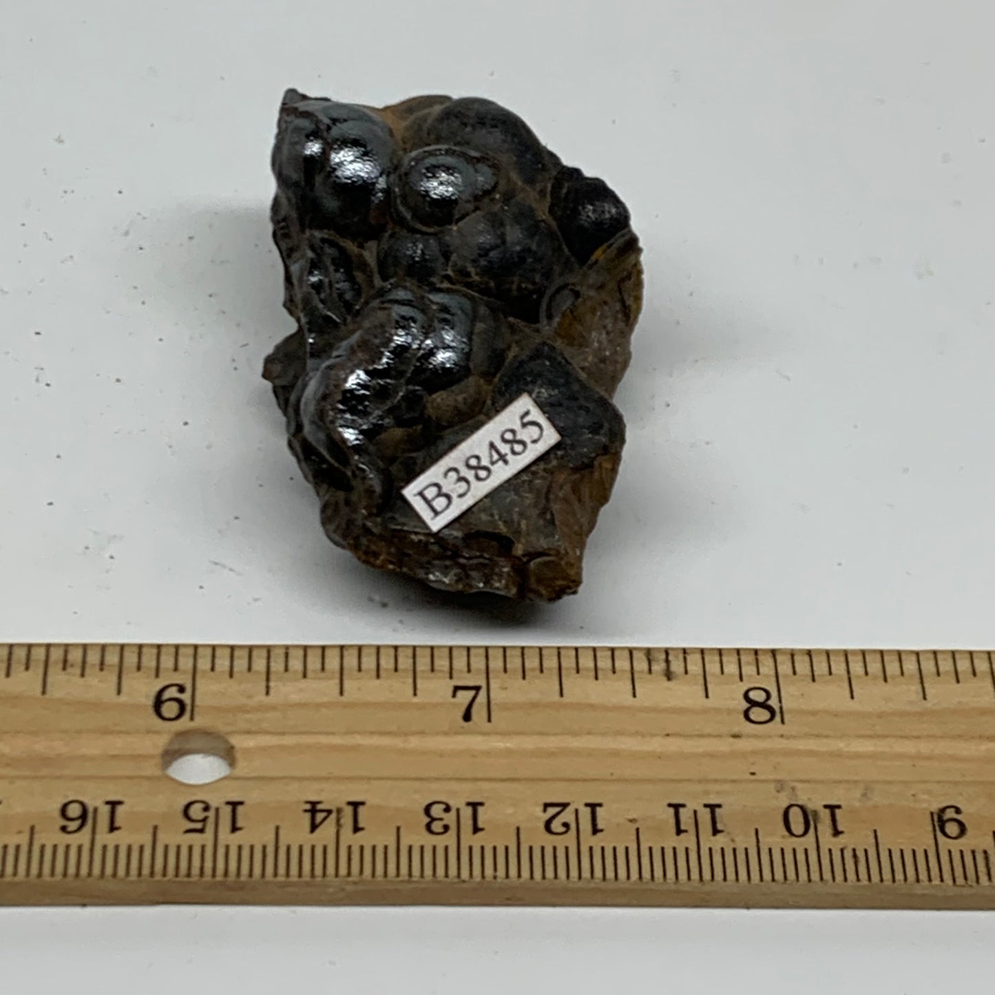 91.7g, 2.3"x1.4"x1.1", Rough Hematite Botryoidal Mineral Crystal, B38485