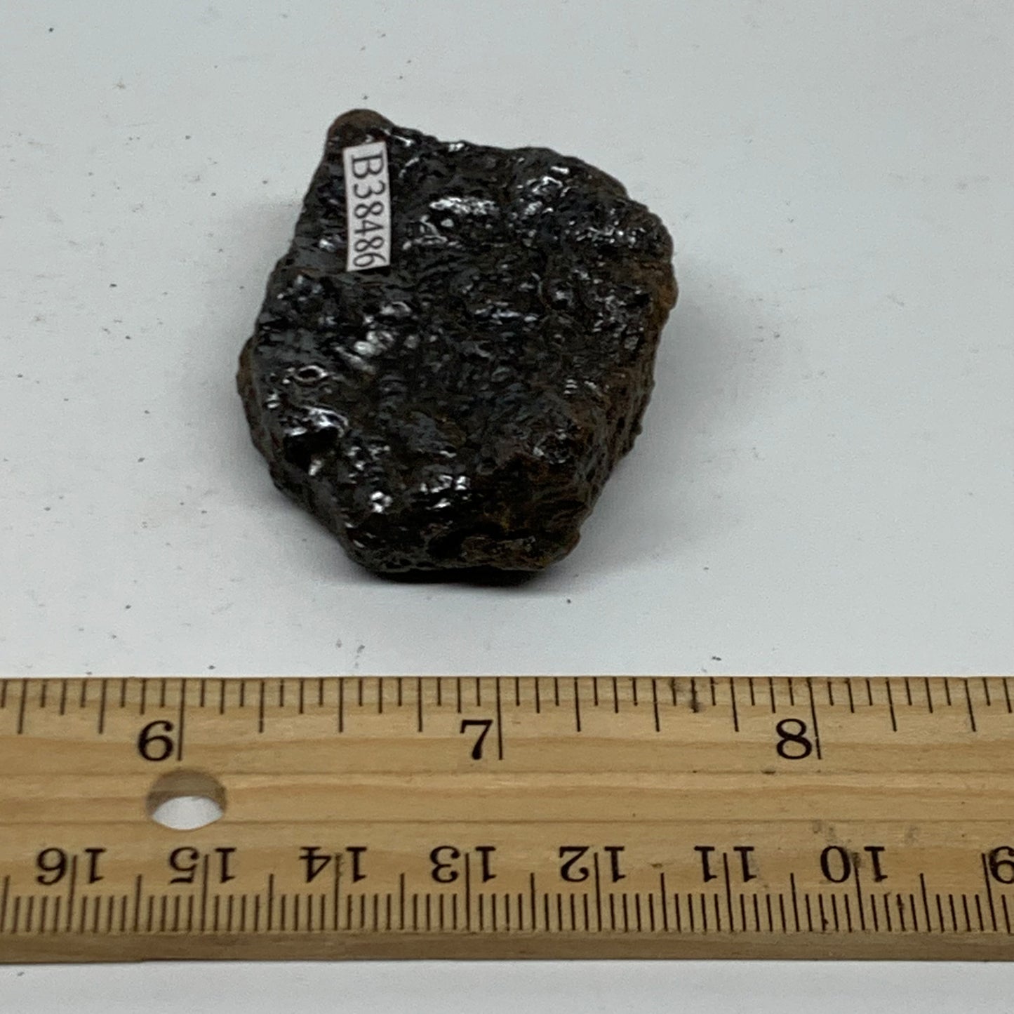 66.3g, 2"x1.6"x0.6", Rough Hematite Botryoidal Mineral Crystal, B38486