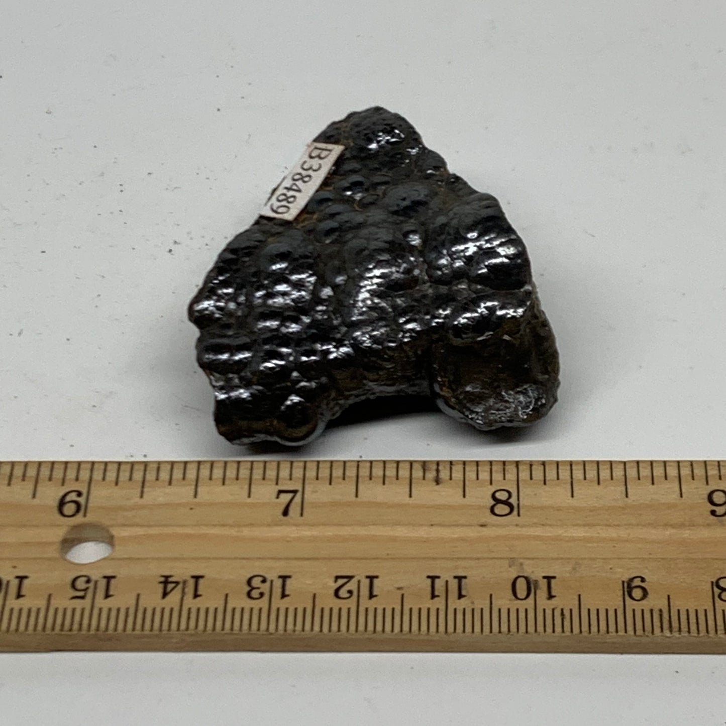 84g, 1.9"x1.7"x0.9", Rough Hematite Botryoidal Mineral Crystal, B38489