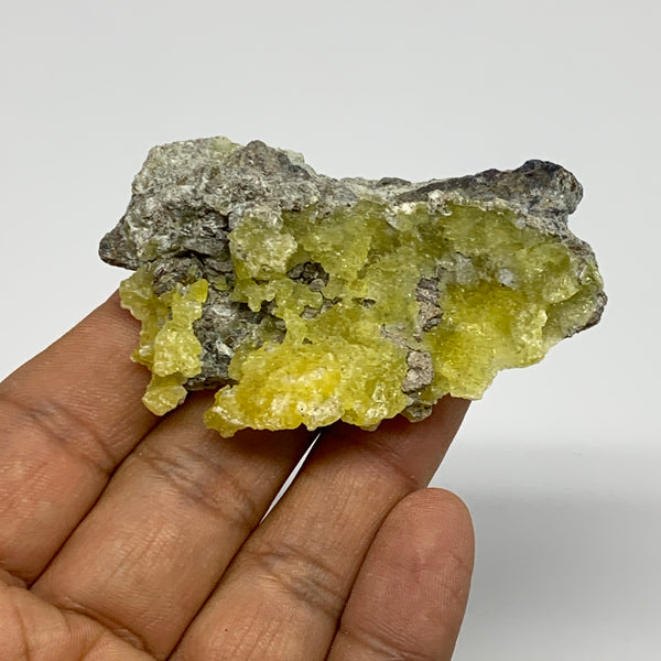 29.3g, 2.6"x1.7"x0.7", Rough Brucite Crystal Mineral Specimens @Pakistan, B27356