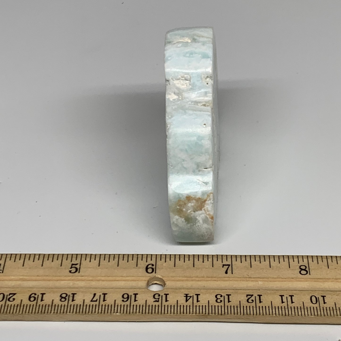 135.1g, 2.9"x2.1"x0.7", Natural Caribbean Calcite Cloud Crystal @Afghanistan, B3