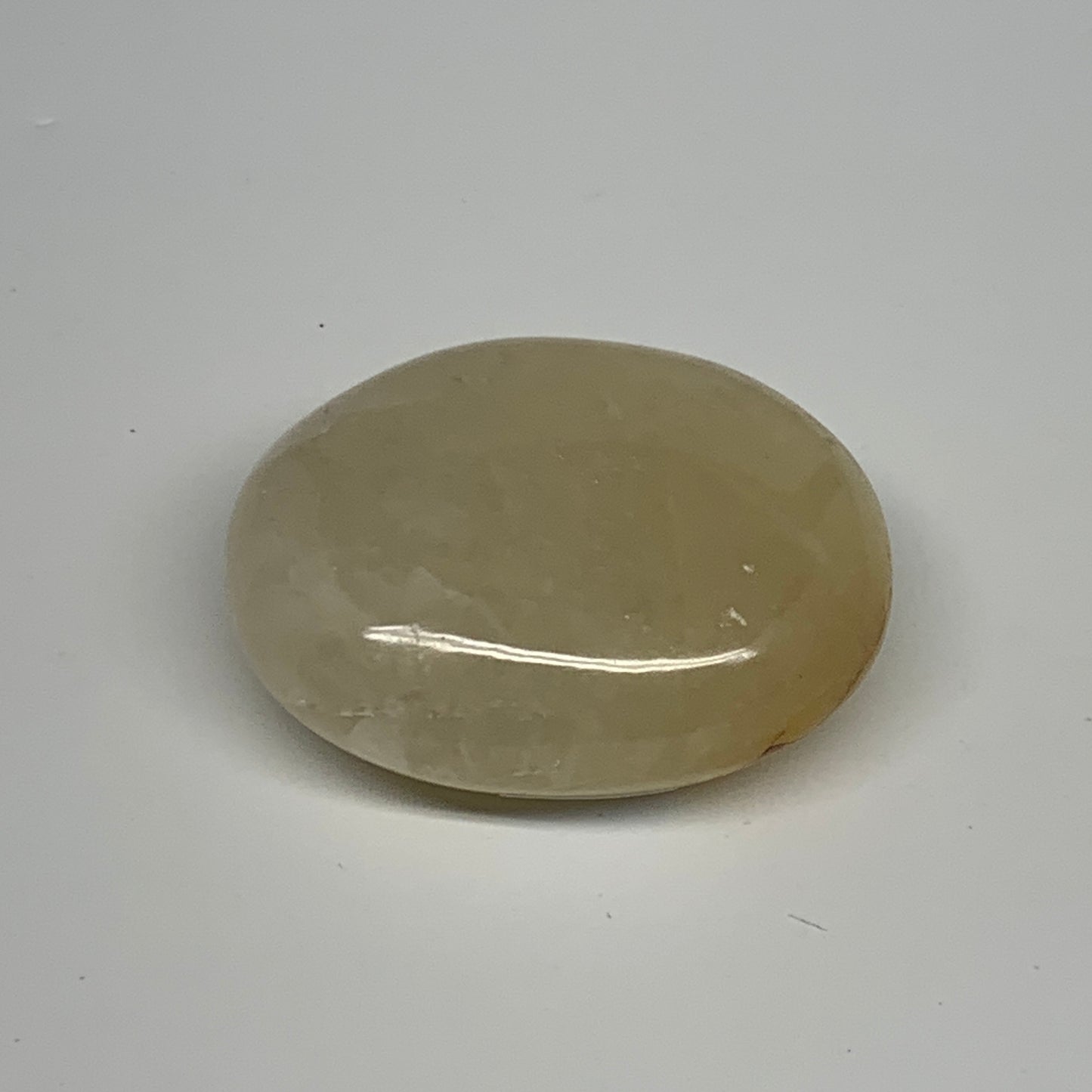 88g,2.2"x1.7"x0.9", Yellow Aventurine Palm-Stone Crystal Stone @India,B29726