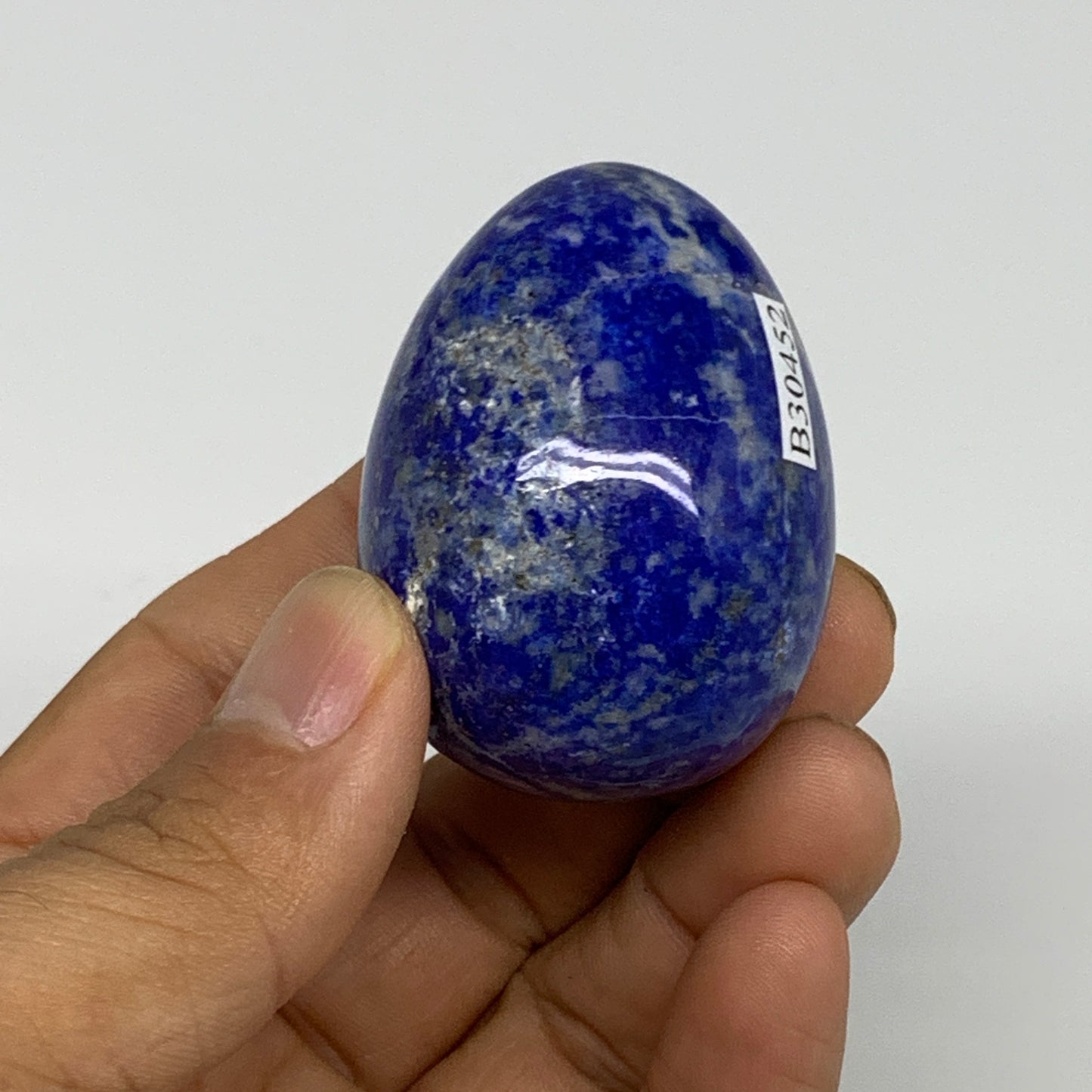 95.5g, 1.9"x1.3", Natural Lapis Lazuli Egg Polished @Afghanistan, B30452