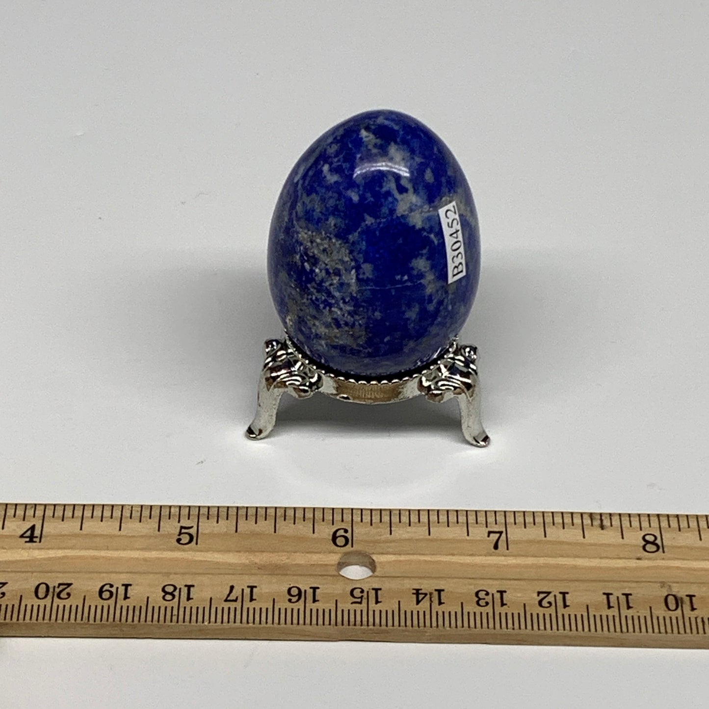 95.5g, 1.9"x1.3", Natural Lapis Lazuli Egg Polished @Afghanistan, B30452