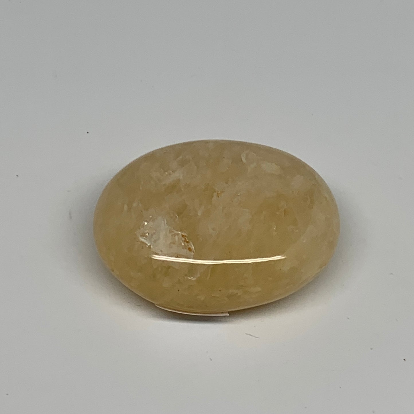 75g,2.1"x1.7"x0.8", Yellow Aventurine Palm-Stone Crystal Stone @India,B29735