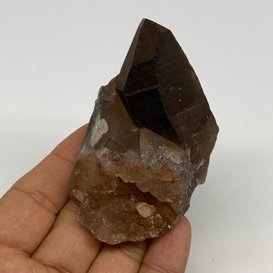140.2g,3.1"x1.8"x1.3",Smoky Quartz Crystal Mineral,Specimen Terminated,B28971