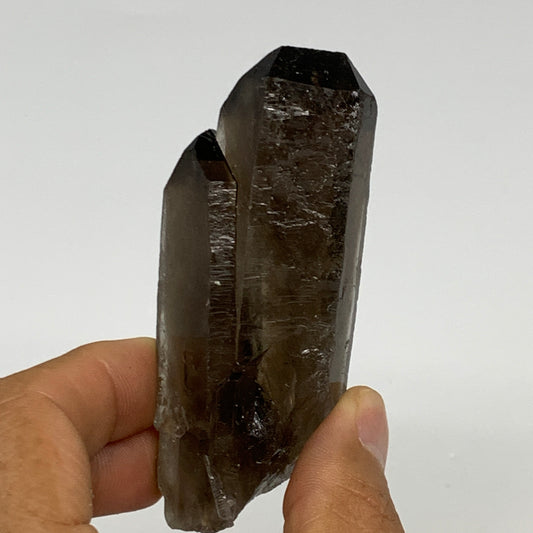 90.1g,3.3"x1.3"x0.9",Smoky Quartz Crystal Mineral,Specimen Terminated,B28975