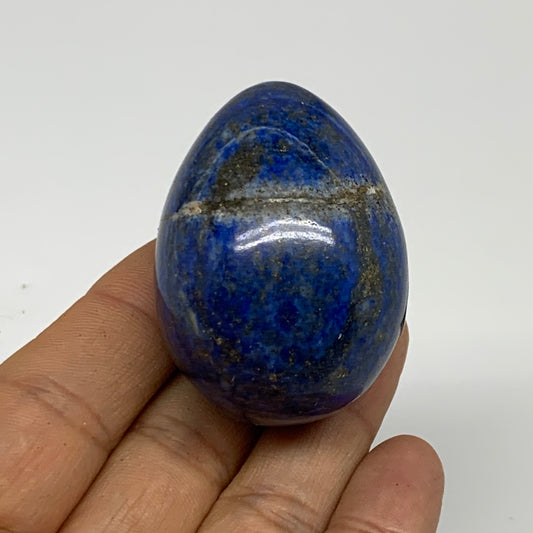 93.5g, 1.9"x1.4", Natural Lapis Lazuli Egg Polished @Afghanistan, B33293