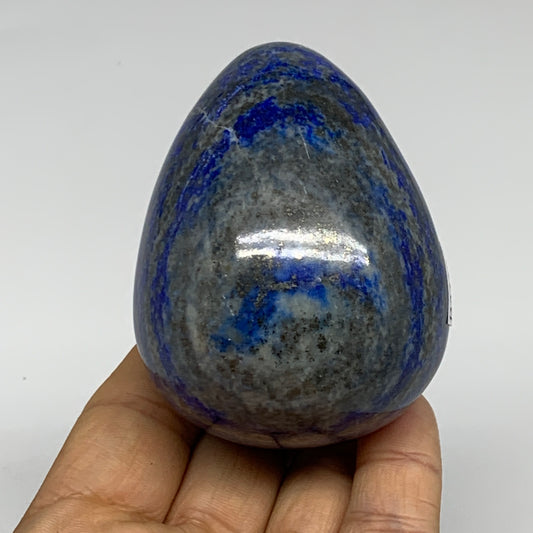 0.70 lbs, 2.8"x2.1", Natural Lapis Lazuli Egg Polished @Afghanistan, B33300