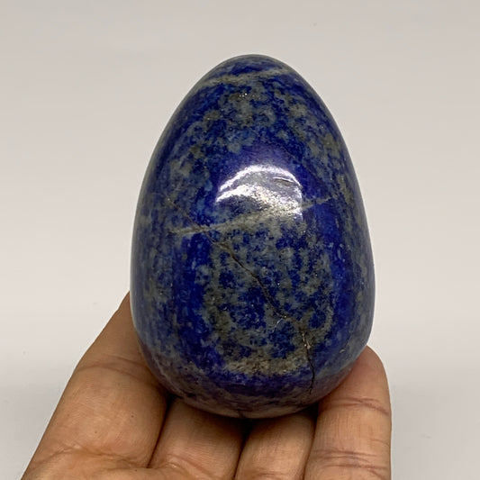 0.61 lbs, 2.8"x2", Natural Lapis Lazuli Egg Polished @Afghanistan, B33303