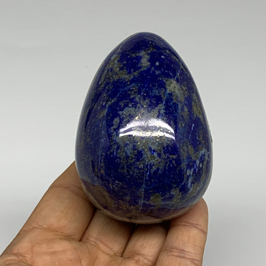 0.71 lbs, 2.9"x2.1", Natural Lapis Lazuli Egg Polished @Afghanistan, B33305