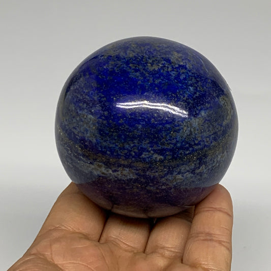 1.1 lbs, 2.6" (66mm), Lapis Lazuli Sphere Ball Gemstone @Afghanistan, B33337
