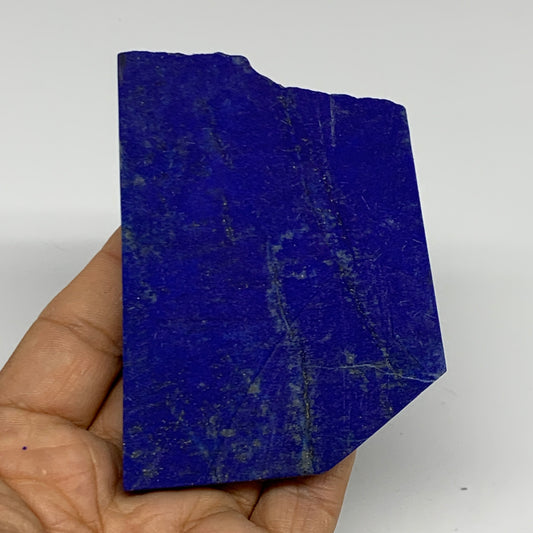 117.7g, 3.6"x2.6"x0.3", High Grade Natural Rough Lapis Lazuli @Afghanistan,B3269