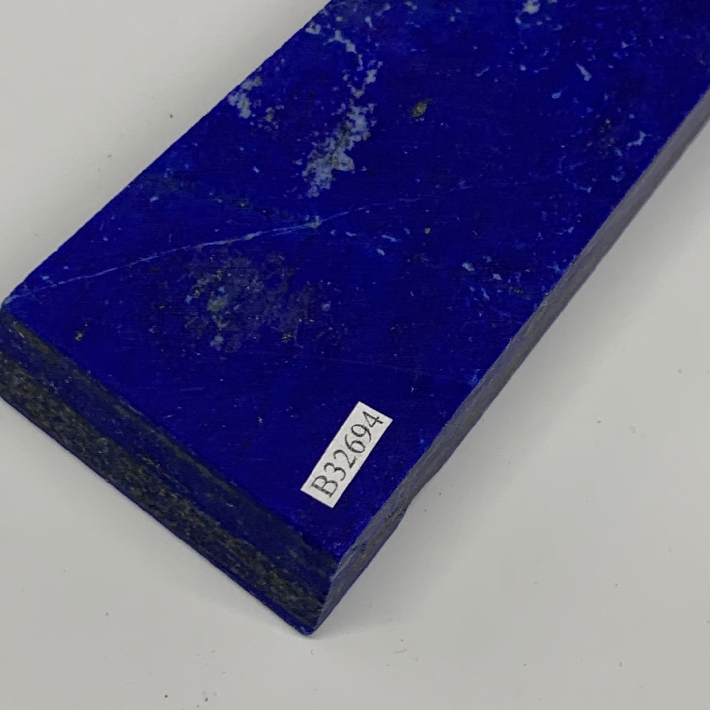 280g, 4.7"x2"x0.7", High Grade Natural Rough Lapis Lazuli @Afghanistan,B32694