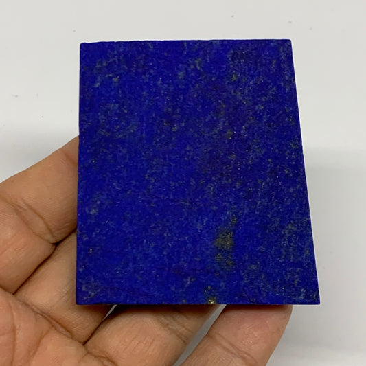 66.59g, 2.3"x2.1"x0.3", High Grade Natural Rough Lapis Lazuli @Afghanistan,B3269