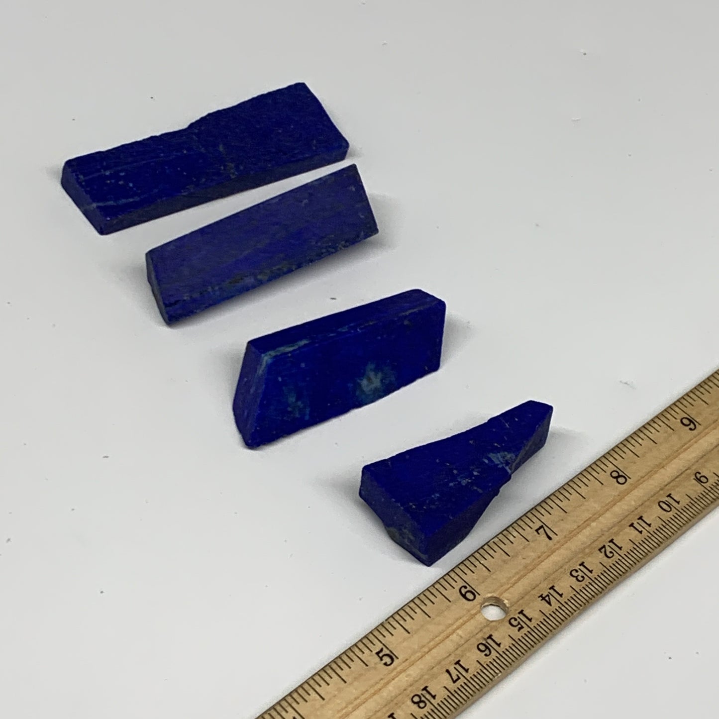 148.6g, 1.9"-2.9", 4pcs, High Grade Natural Rough Lapis Lazuli @Afghanistan,B326