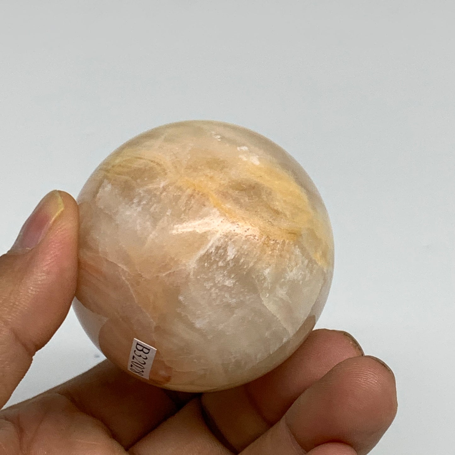 264g, 2.7"x2" Natural Green Onyx Egg Gemstone Mineral, from Pakistan, B32028