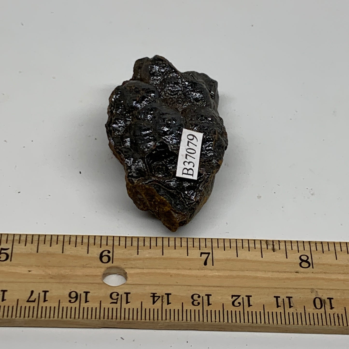 77.6g, 2.2"x1.3"x0.8", Rough Hematite Botryoidal Mineral Crystal, B37079
