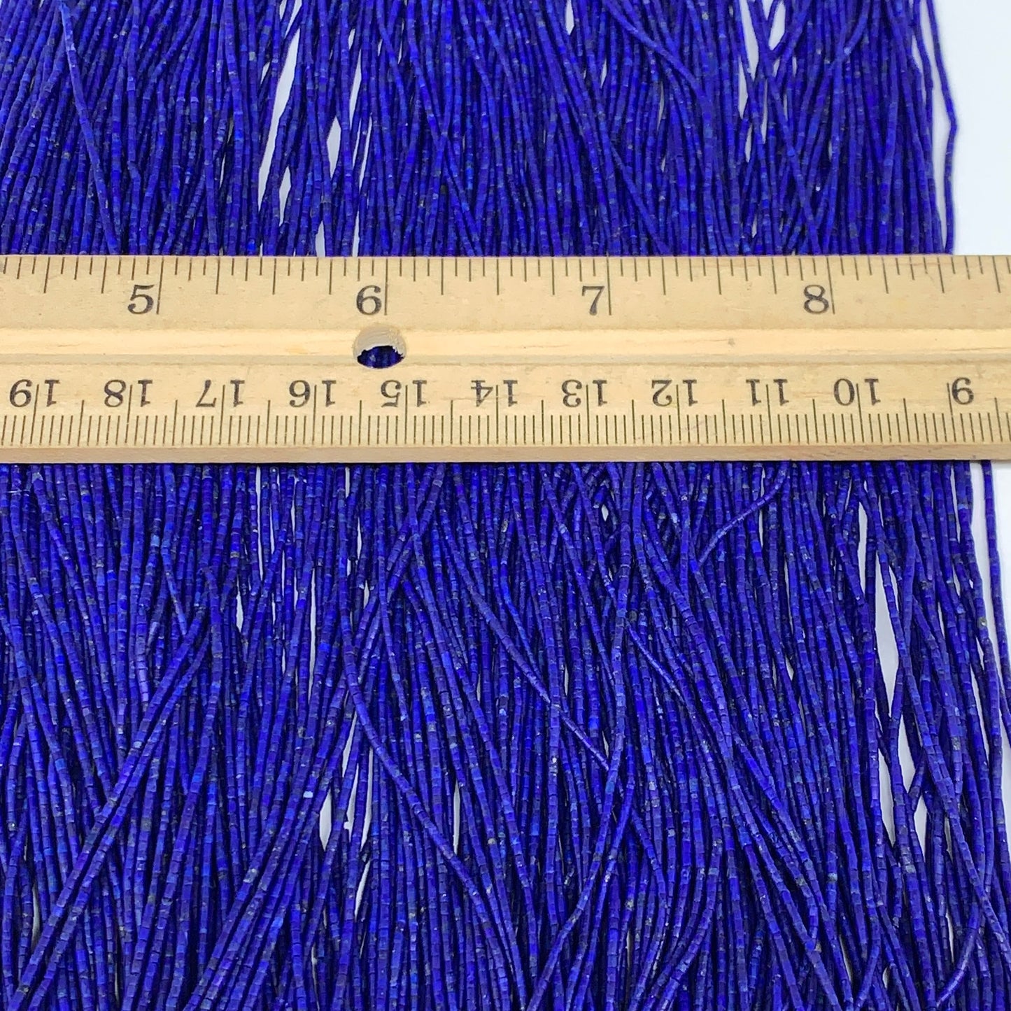 50 strand, 1mm, Tiny Tiny Size Natural Lapis Lazuli Beads Tube @Afghansitan,B131