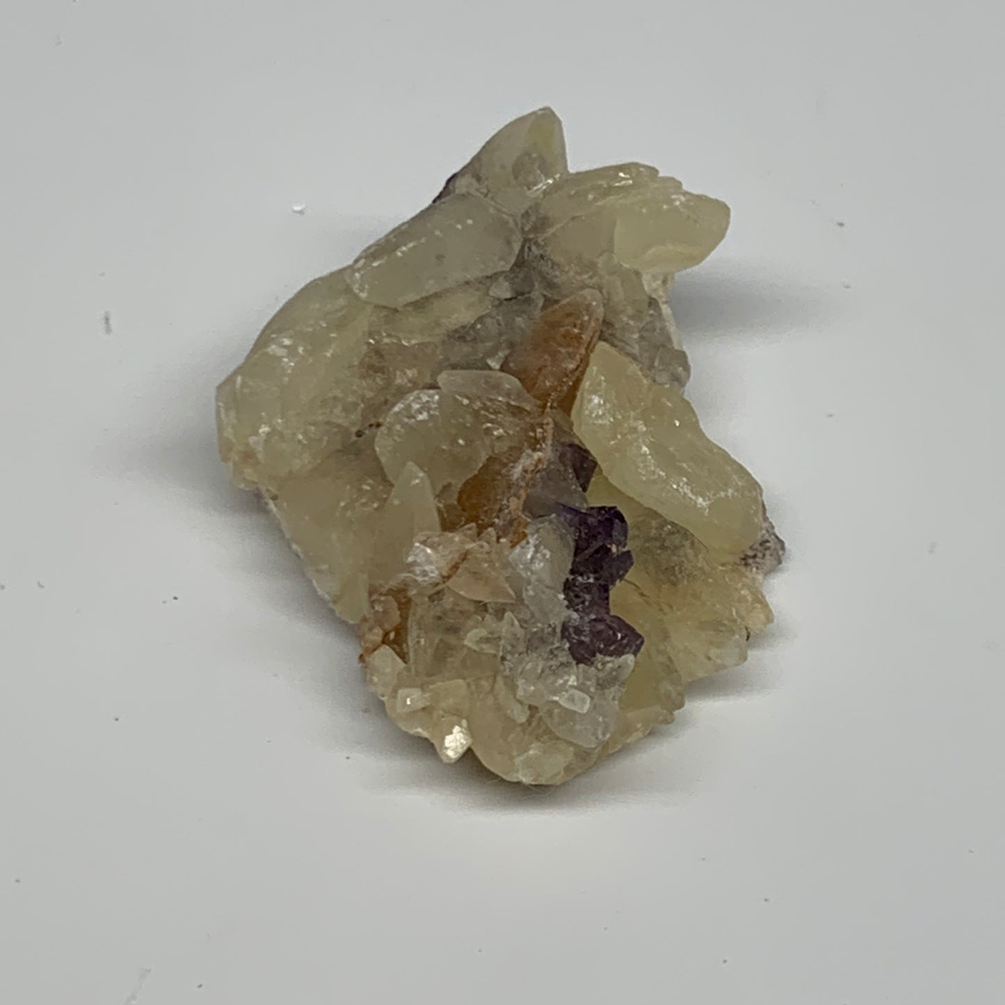 71.4g,2.8"x1.7"x0.7",Dog Tooth Calcite Mineral Specimen @Pakistan,B27701