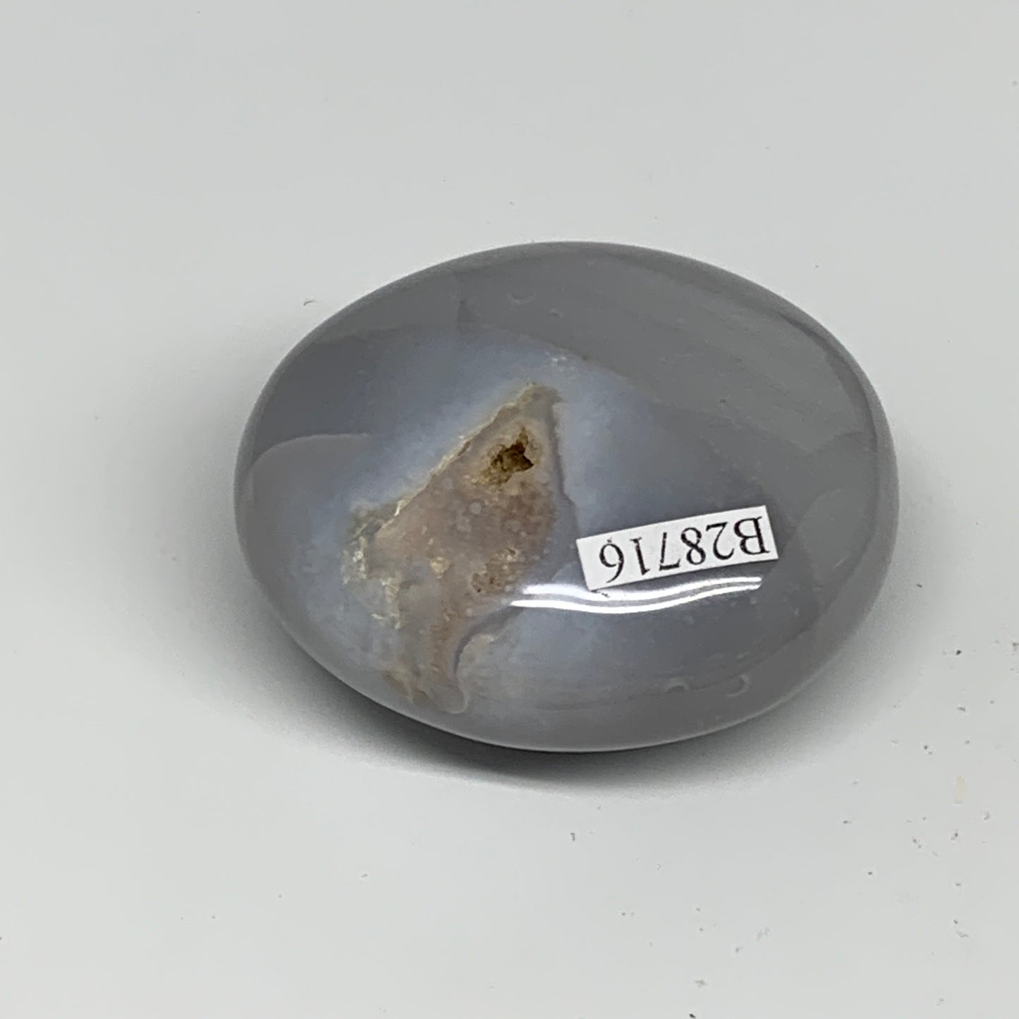101g, 2.1"x1.9""x1.1" Orca Agate Palm-Stone Reiki Energy Crystal Reiki, B28716