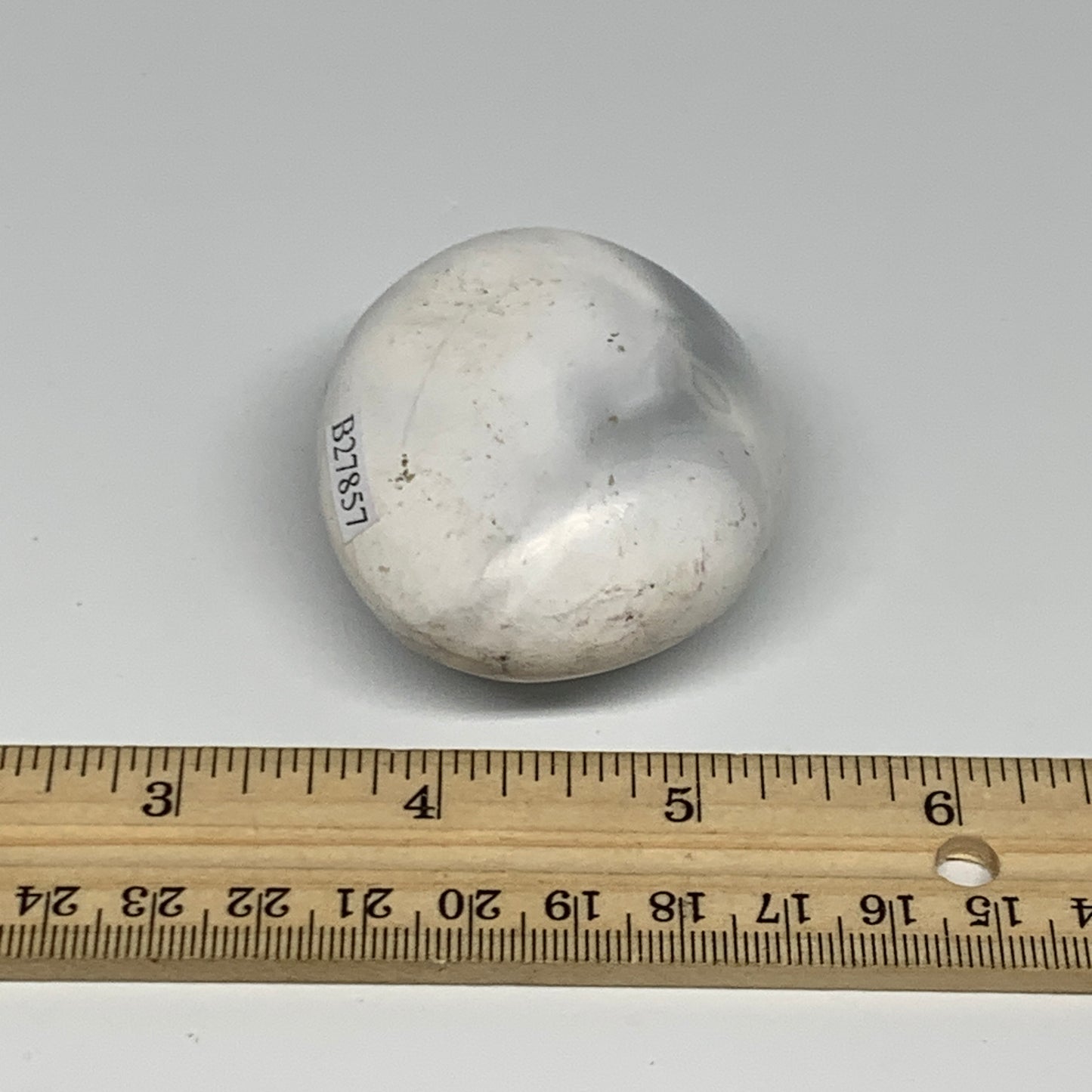 108.7g, 2.3"x2"x1.1" Orca Agate Palm-Stone Reiki Energy Crystal Reiki, B27857