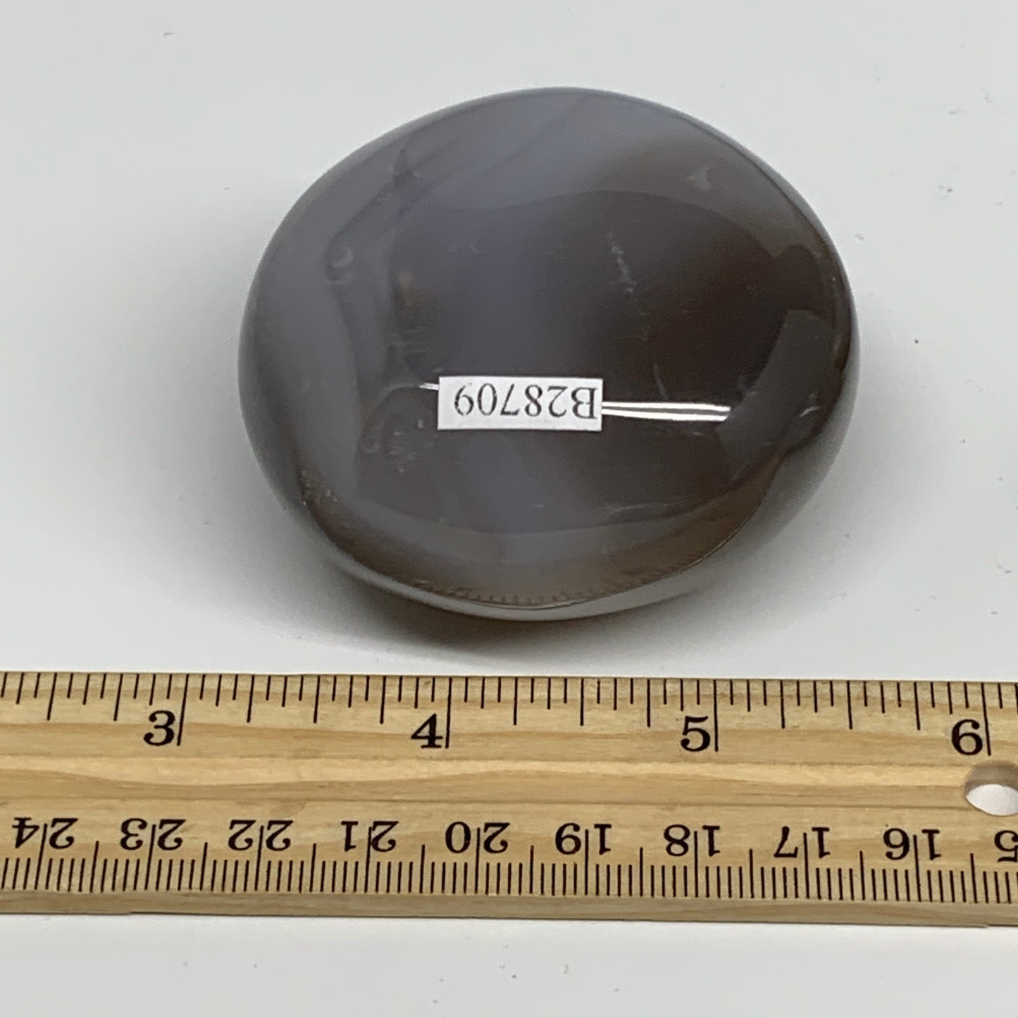 198.8g, 2.4"x2.3"x1.5" Orca Agate Palm-Stone Reiki Energy Crystal Reiki, B28709