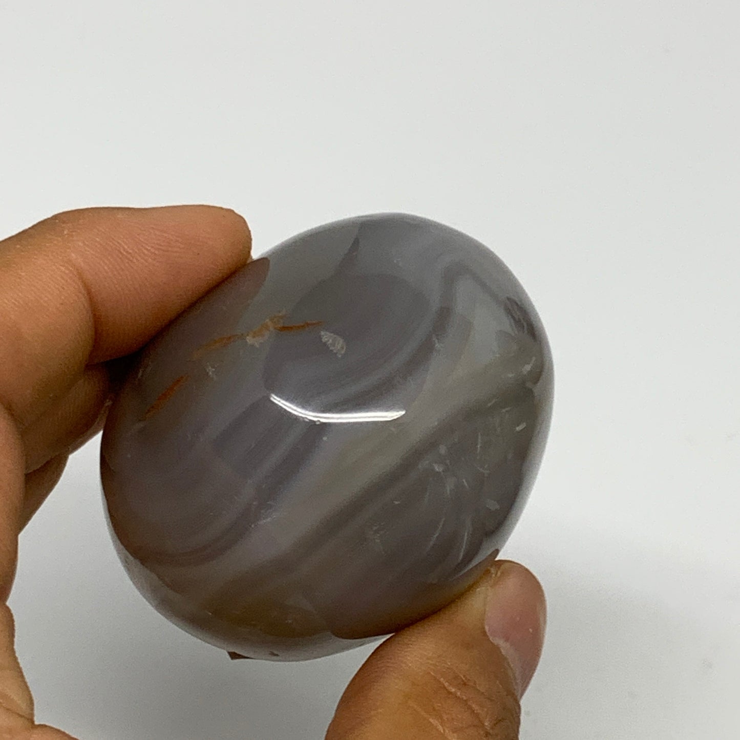 162.8g, 2.3"x2"x1.6" Orca Agate Palm-Stone Reiki Energy Crystal Reiki, B28705
