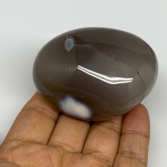 165.3g, 2.6"x2"x1.5" Orca Agate Palm-Stone Reiki Energy Crystal Reiki, B28699