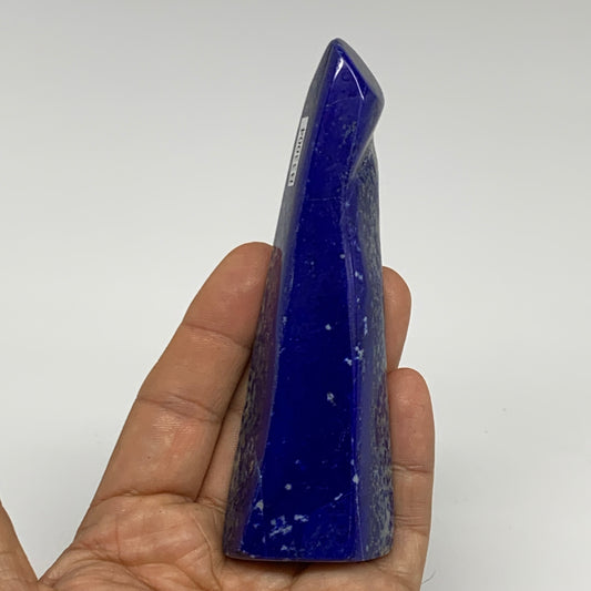 0.26 lbs, 4.4"x1.5"x0.7", Natural Freeform Lapis Lazuli from Afghanistan, B33004