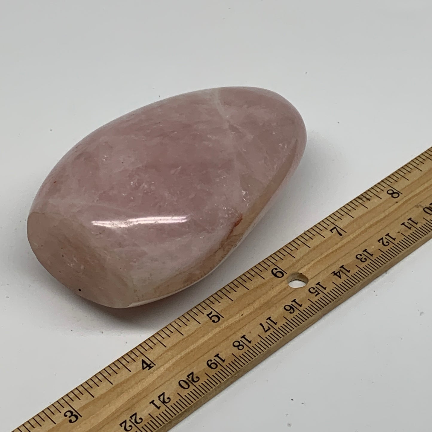 0.82 lbs, 3.7"x2.4"x1.7", Rose Quartz Crystal Freeform Polished Crystal, B37348