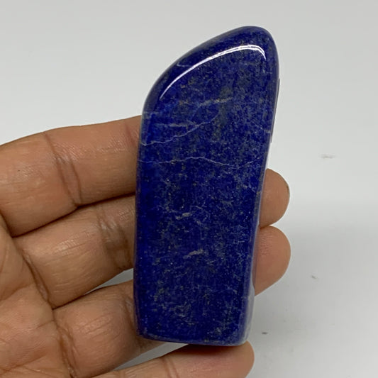 88.4g, 2.9"x1.2"x0.7",  Natural Freeform Lapis Lazuli from Afghanistan, B33085