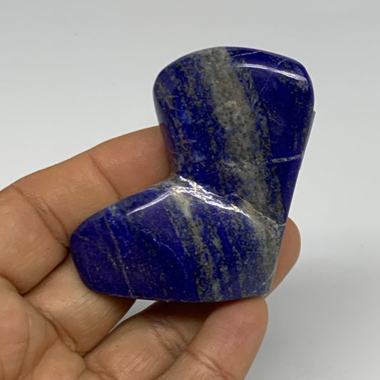 78.4g, 2.3"x1.9"x0.8",  Natural Freeform Lapis Lazuli from Afghanistan, B33095