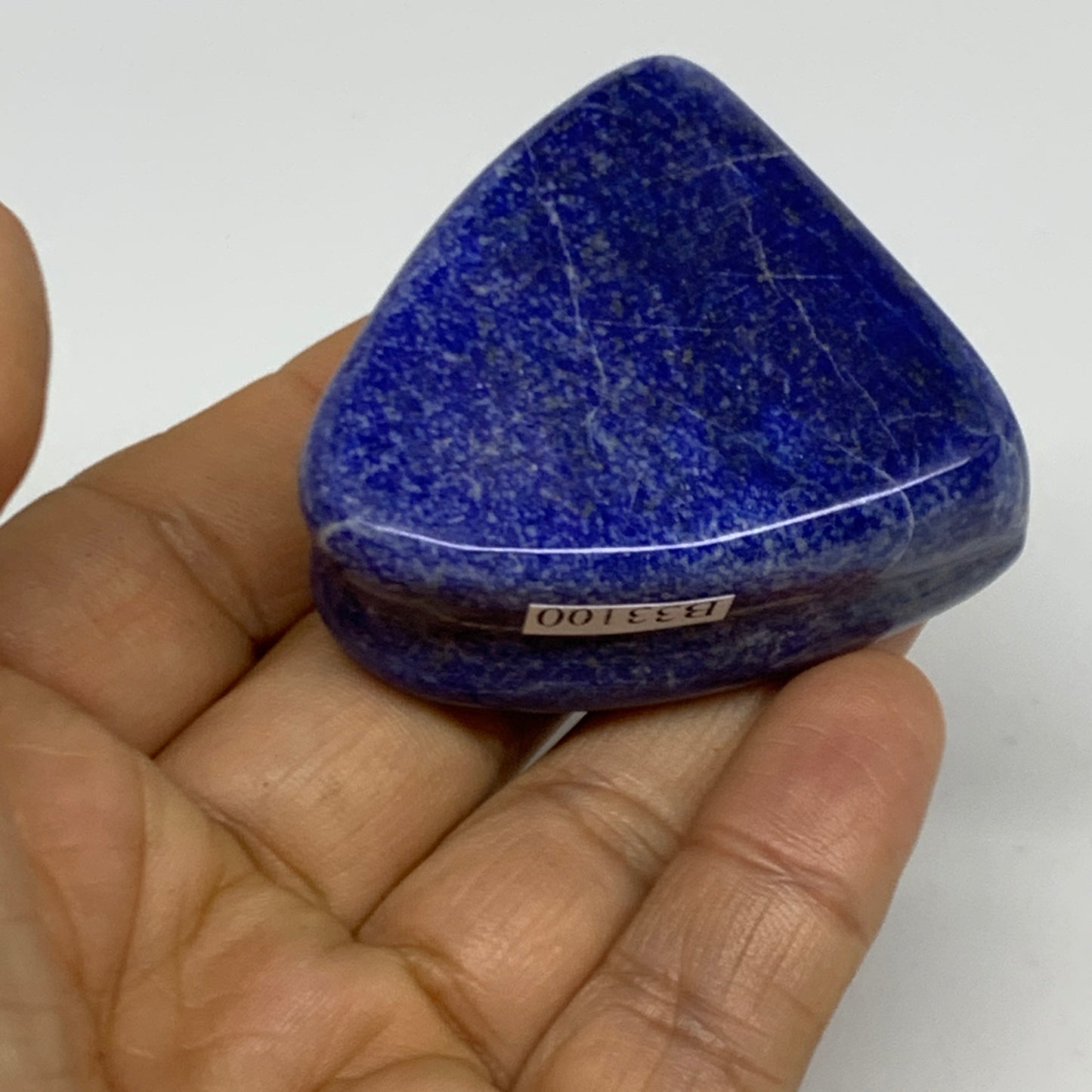 90.8g, 1.8"x1.8"x0.9",  Natural Freeform Lapis Lazuli from Afghanistan, B33100