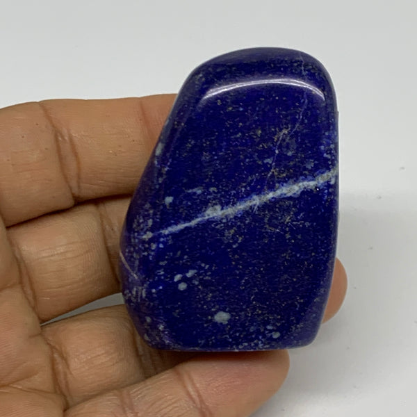 85.3g, 2.1"x1.6"x0.8",  Natural Freeform Lapis Lazuli from Afghanistan, B33103