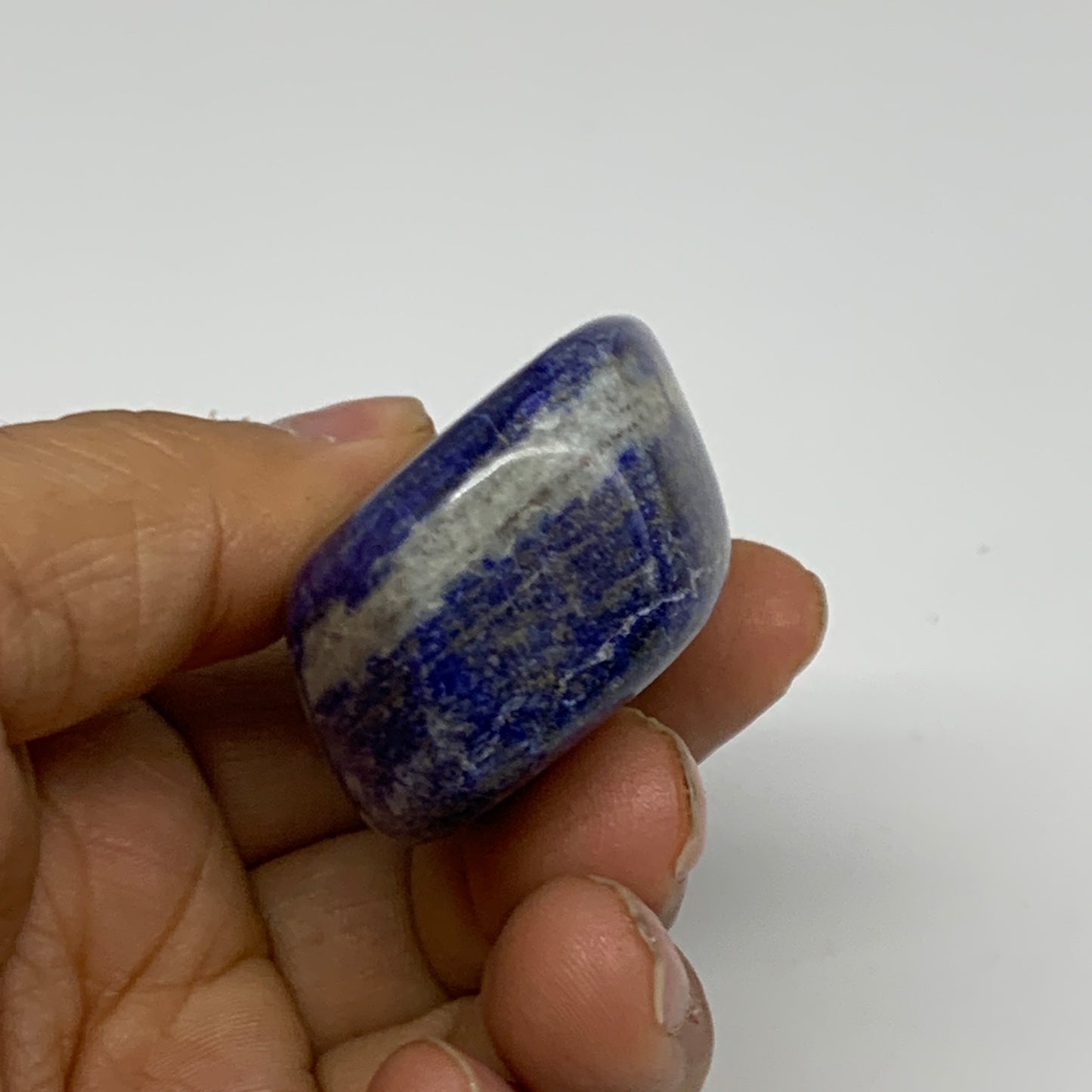 88.4g, 2.4"x1.4"x0.8",  Natural Freeform Lapis Lazuli from Afghanistan, B33105