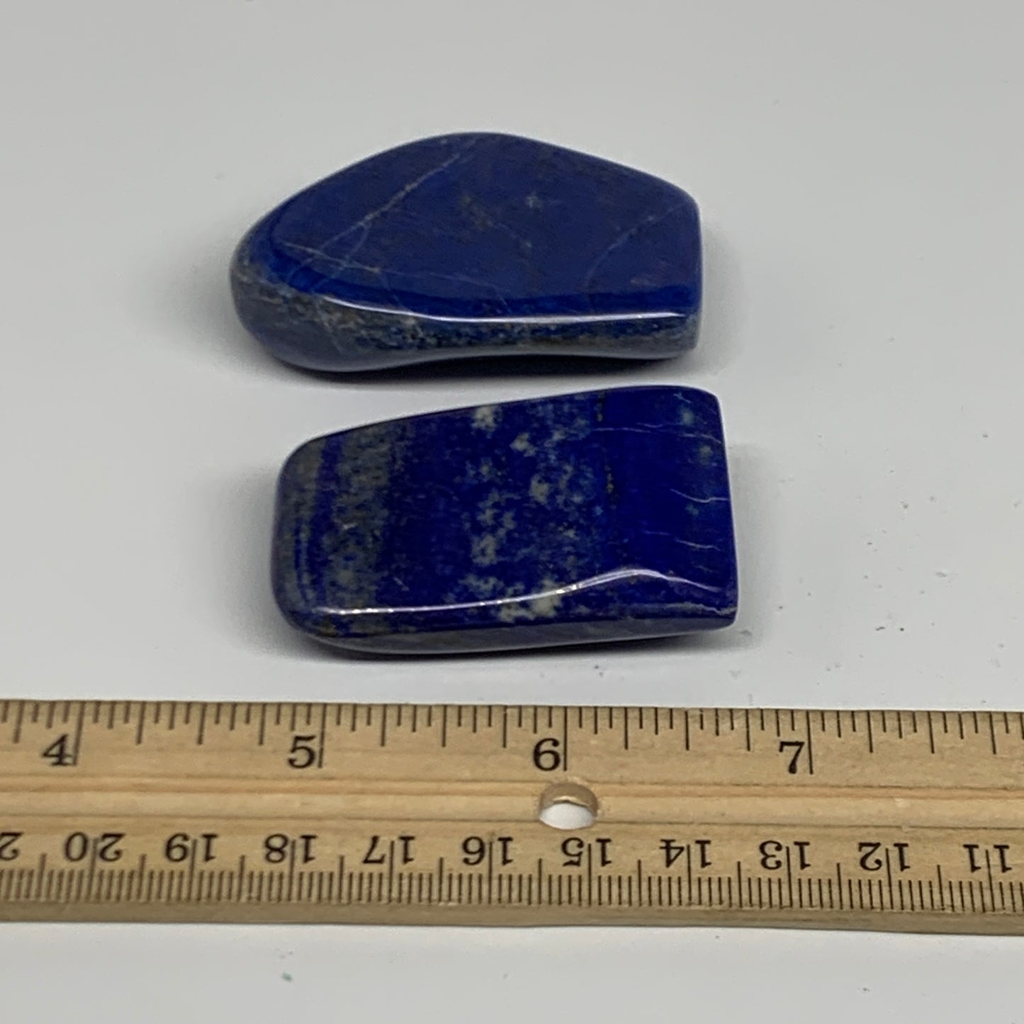 113.9g,2"-2.2", 2pc, Natural Freeform Lapis Lazuli from Afghanistan, B33110