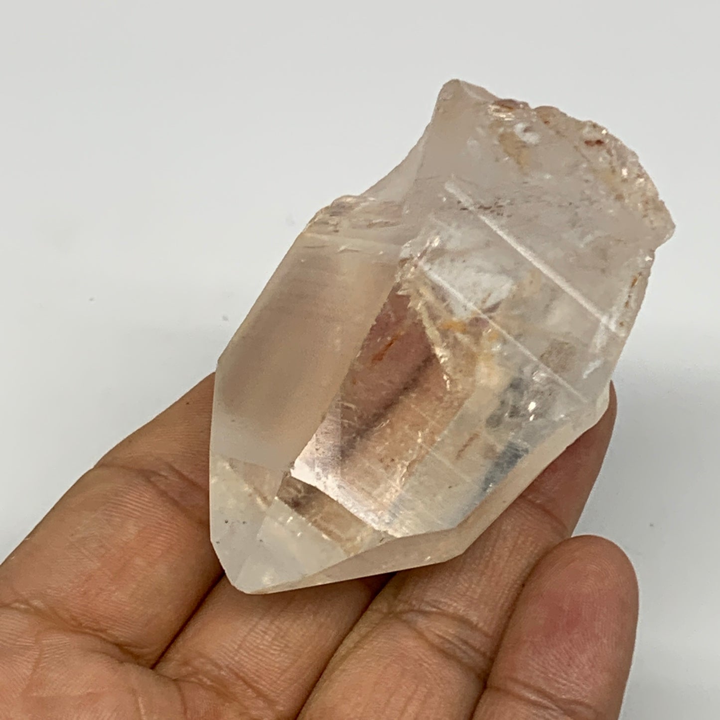 102.7g, 2.7"x1.6"x1.2", Lemurian Quartz Crystal Mineral Specimens @Brazil, B1922