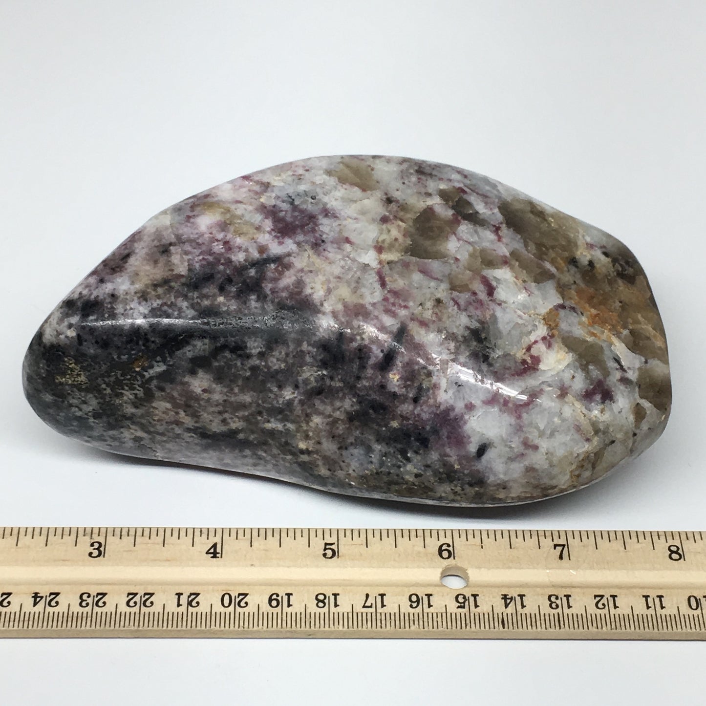 930g, 5.7"x 3.2"x2.3" Natural Rubellite Tourmaline Freeform @Madagascar, B1006