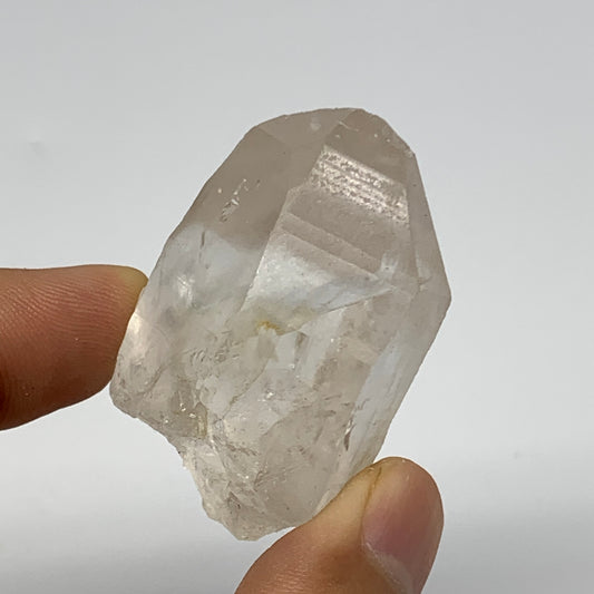 43.1g, 1.8"x1.2"x1", Lemurian Quartz Crystal Mineral Specimens @Brazil, B19249