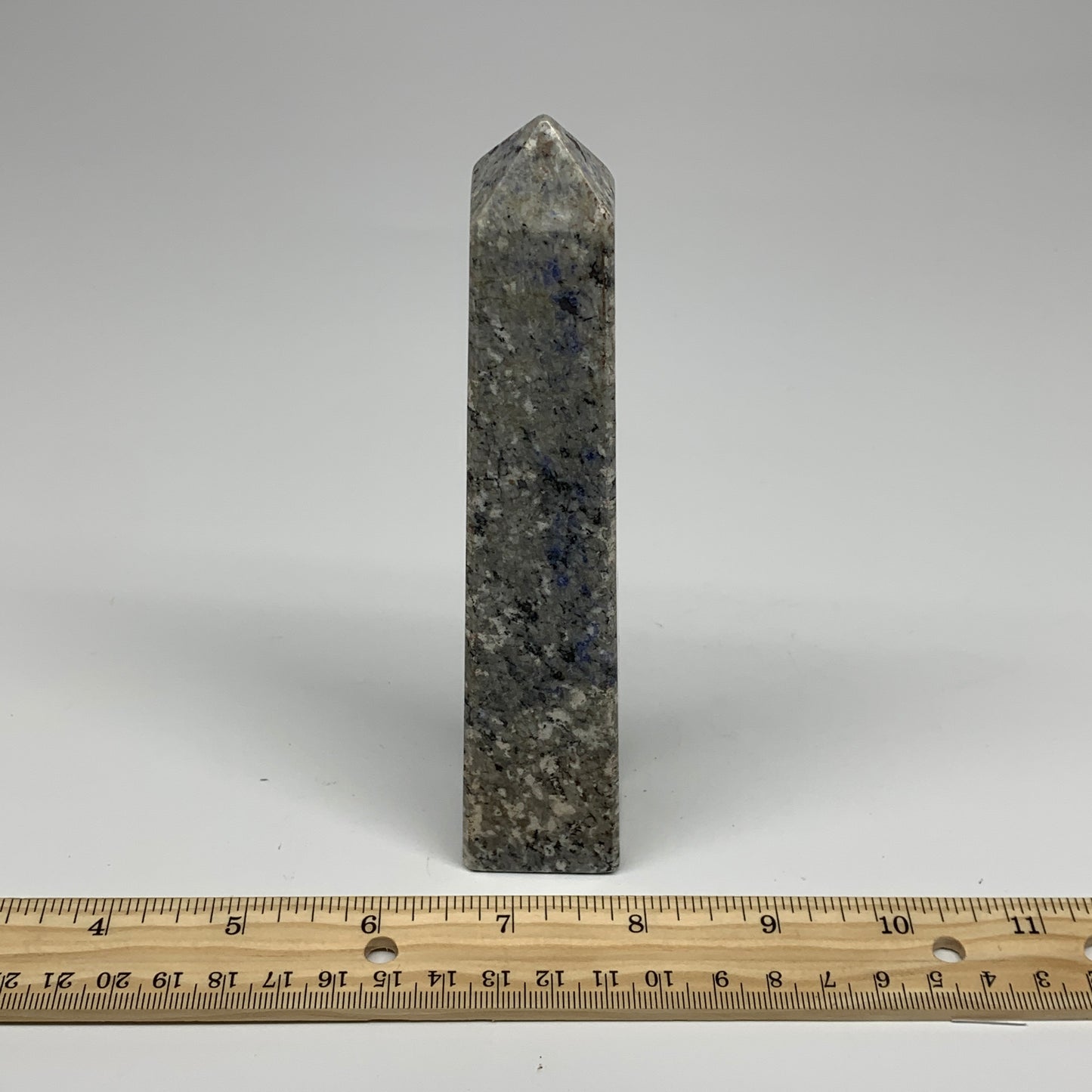 244g, 6.2"x1.3"x1.1", Sodalite Point Tower Obelisk Crystal @Pakistan, B26120