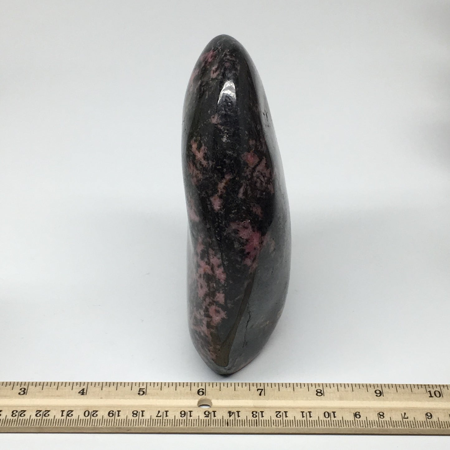 1292g, 5.8"x3.9"x1.9" Natural Rhodonite Freeform Polished Gemstones, B1025