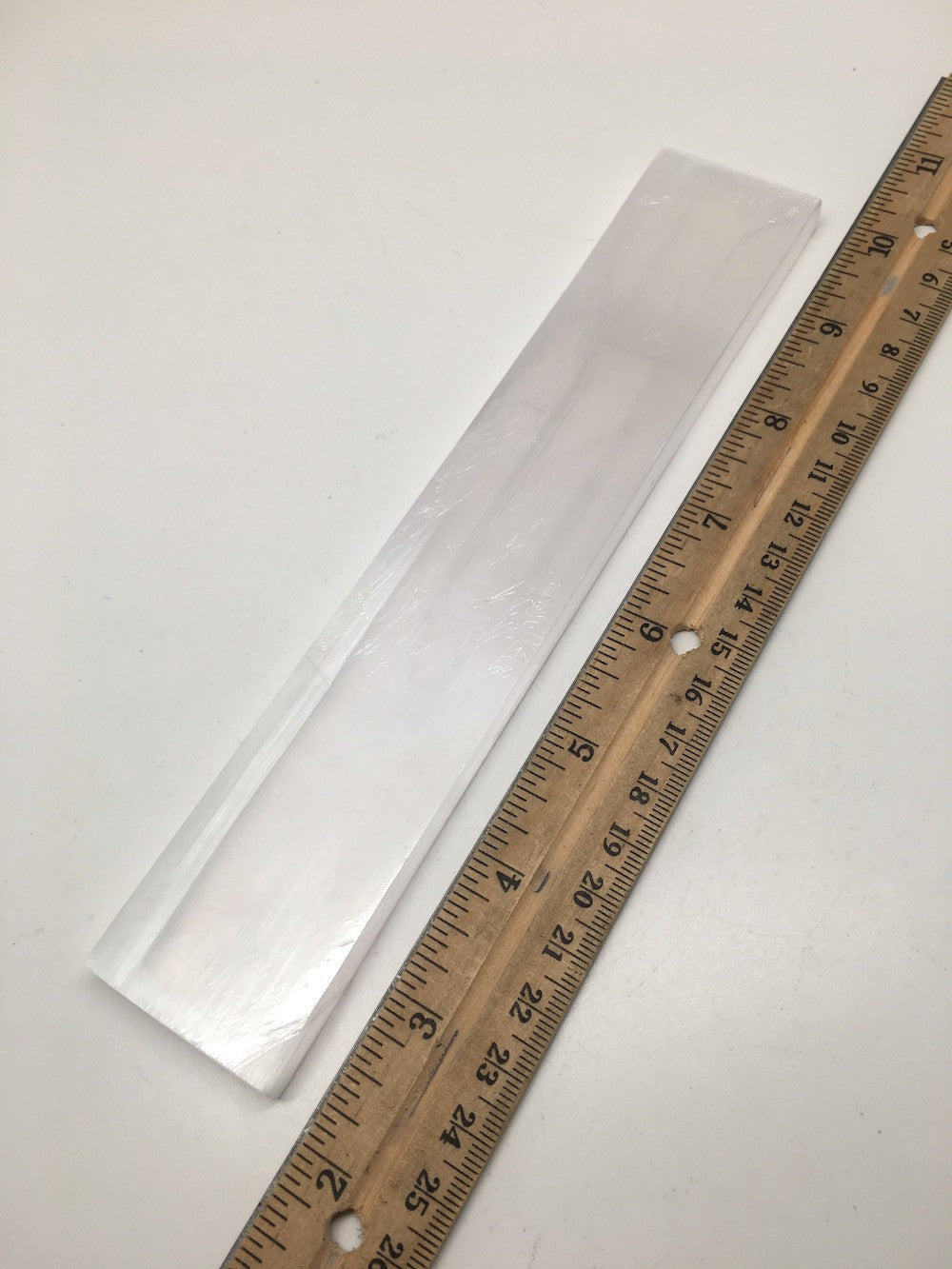 1pc, 7.5"-7.75" Selenite Polished Flat Crystal Charging Station Powerful - watangem.com