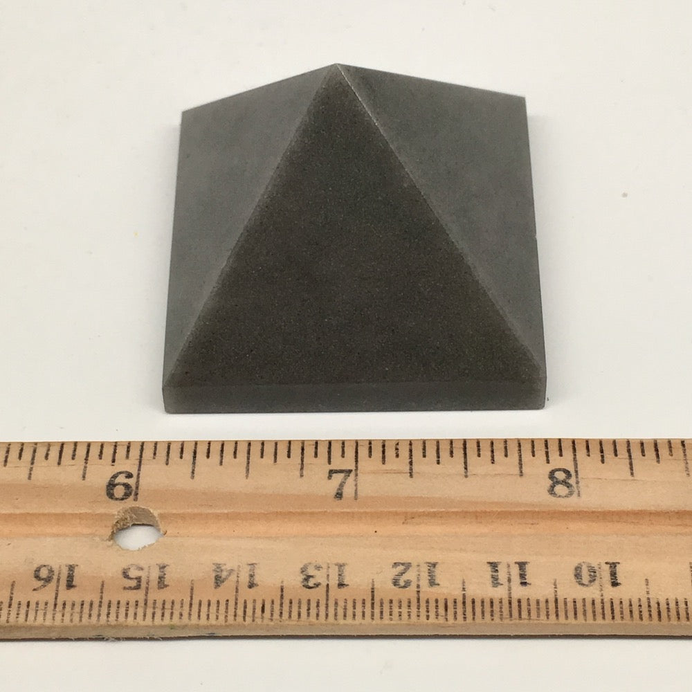 111.1g,1.9"x1.6" Natural Blue Aventurine Pyramid Gemstone Crystal @India,MF3496